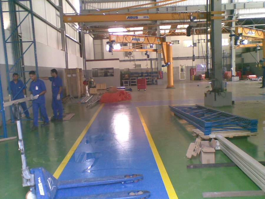 Obras industriais em MG